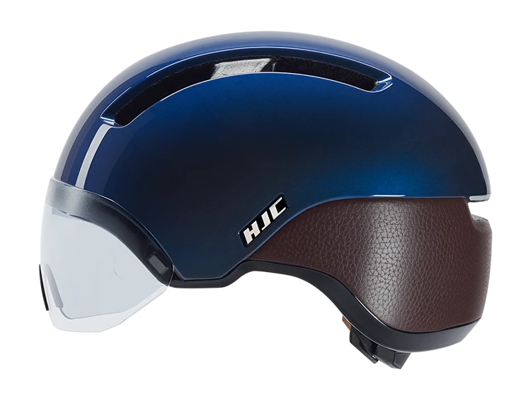 HJC CALIDO PLUS VISIERE METAL NAVY BROWN Bleu Marine 3 HJC CALIDO PLUS VISIERE METAL NAVY BROWN Bleu Marine