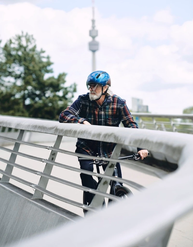 HJC CALIDO PLUS VISIERE METAL NAVY BROWN Bleu Marine 7 HJC CALIDO PLUS VISIERE METAL NAVY BROWN Bleu Marine – Image 5