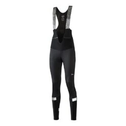 Gore Wear Ability Thermo Bib Tights+ Womens Black Femme Noir