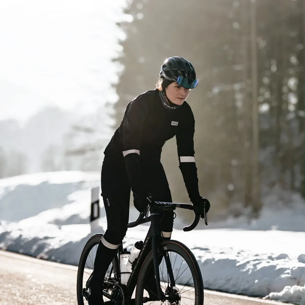 Gore Wear Ability Thermo Bib Tights+ Womens Black Femme Noir 5 Gore Wear Ability Thermo Bib Tights+ Womens Black Femme Noir – Image 3