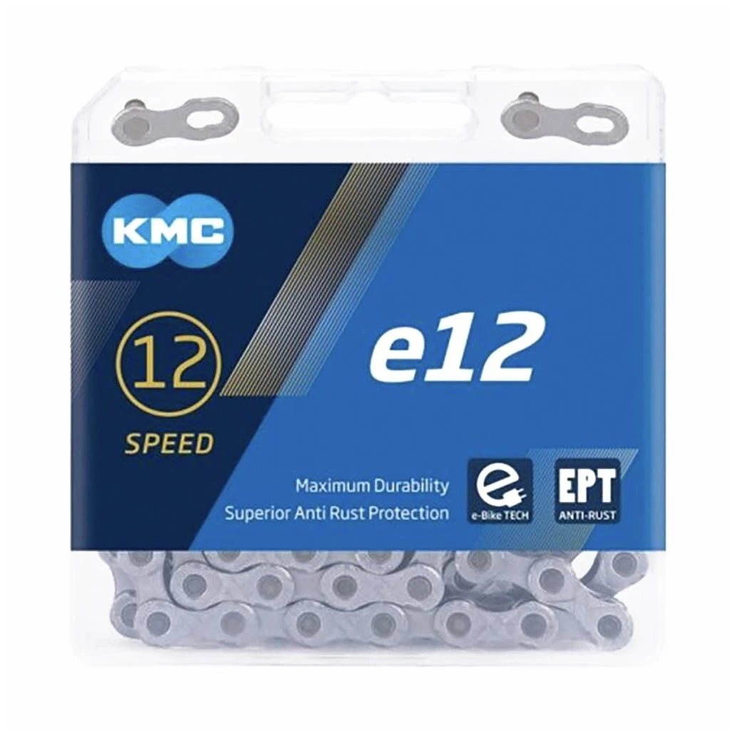 Kmc CHAÎNE KMC E12 EPT E-BIKE 1/2x11/128 130 MAILLONS 12V 4 Kmc CHAÎNE KMC E12 EPT E-BIKE 1/2x11/128 130 MAILLONS 12V – Image 2