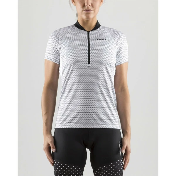Craft Vélo Art Jersey Femme Blanc 4 Craft Vélo Art Jersey Femme Blanc – Image 2