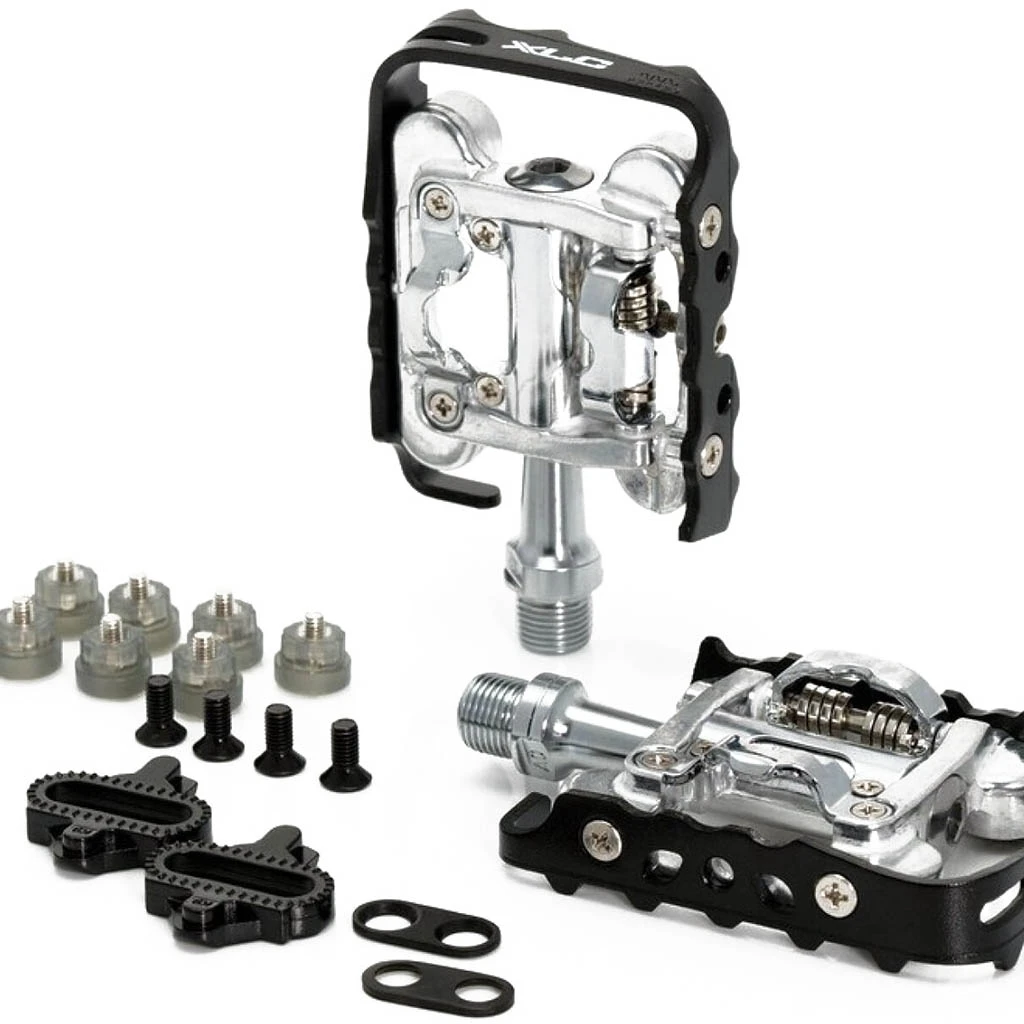 XLC PD-S02 PÉDALES AUTOMATIQUES VTT 108x65M UNILATÉRALES NOIRES/ARGENT 3 XLC PD-S02 PÉDALES AUTOMATIQUES VTT 108x65M UNILATÉRALES NOIRES/ARGENT