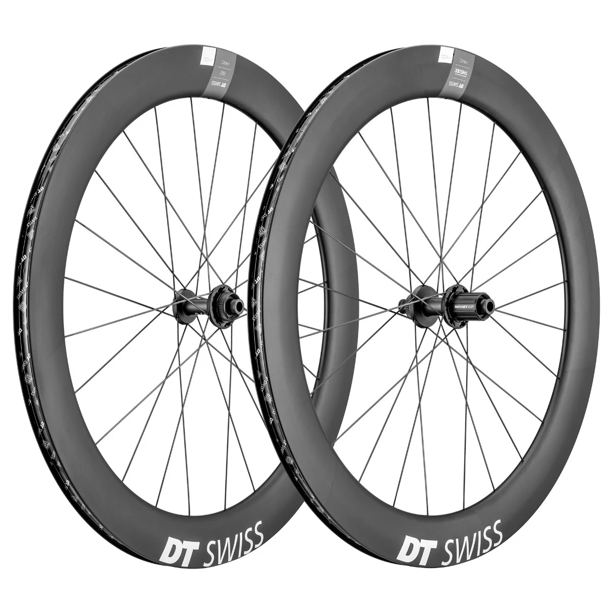 Dt Swiss Paire De Roues ARC 1400 Dicut 62mm - Freinage Disque (Centerlock) - Tubeless Ready - Corps Shimano 11s 3 Dt Swiss Paire De Roues ARC 1400 Dicut 62mm - Freinage Disque (Centerlock) - Tubeless Ready - Corps Shimano 11s